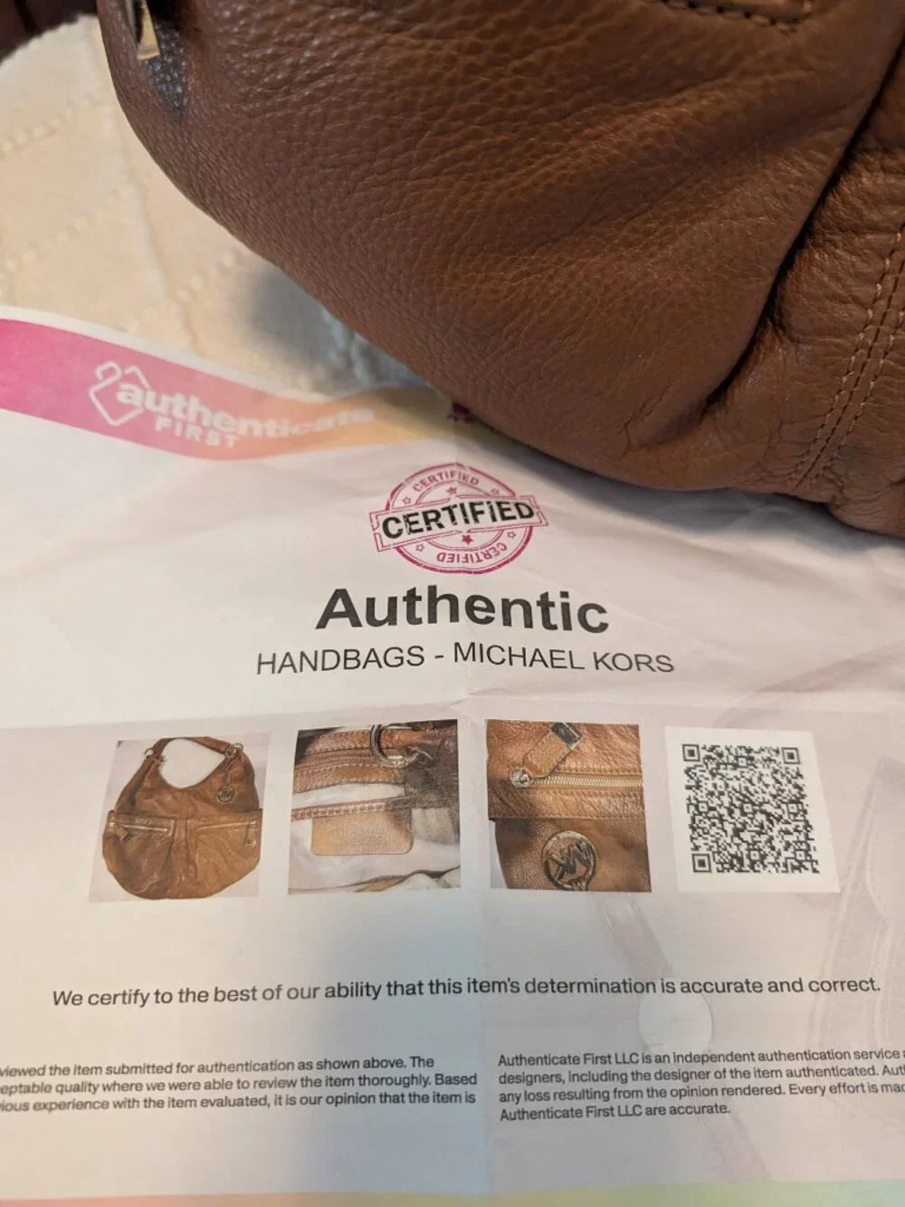 Michael Kors Large Layton Tan Hobo Bag